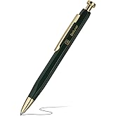 BEILUNER 312 Metal Gel Pen 0.5mm, Hexagonal Design, Green Piano Lacquer with 24K Gold Plated Accents, Includes One Refill, Professional Gel Pen Gift Box Set