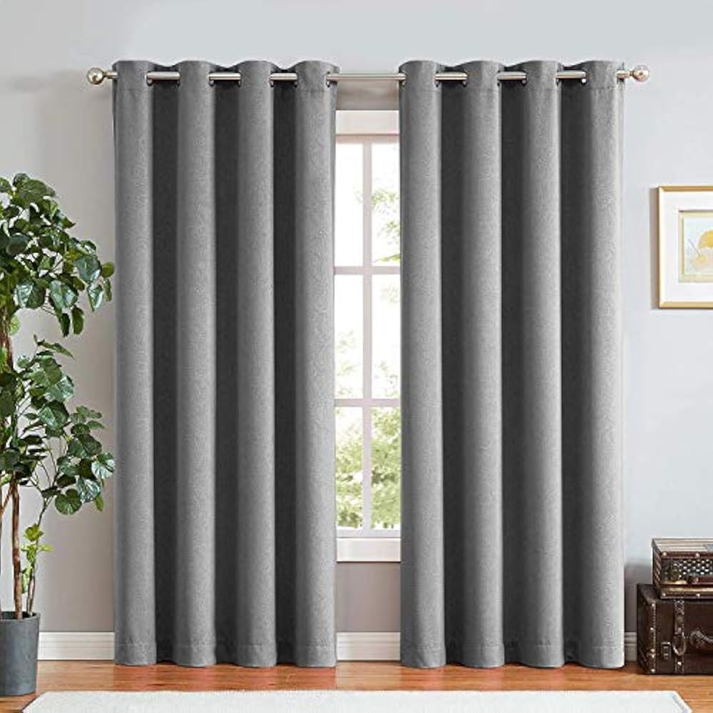 Paisley Grey Full Blackout Curtains 95" Long Nursery ... Paisley Grey Full Blackout Curtains 95" Long Nursery ... on {keyword}
