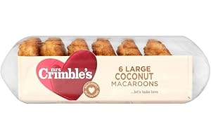 Mrs Crimble's 6 Large Coconut Macaroons (250g) - Pack of 2