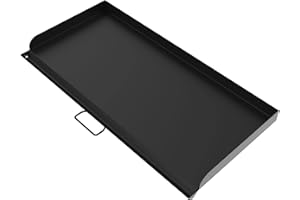 MIXRBBQ Professional Fry Griddle for Camp Chef 3 Burner Griddle, Flat Top Plate Replacement Part for Camp Chef Tundra, Expedition 3X Combo SG100 Accessories, 37 x 16 inch, Black