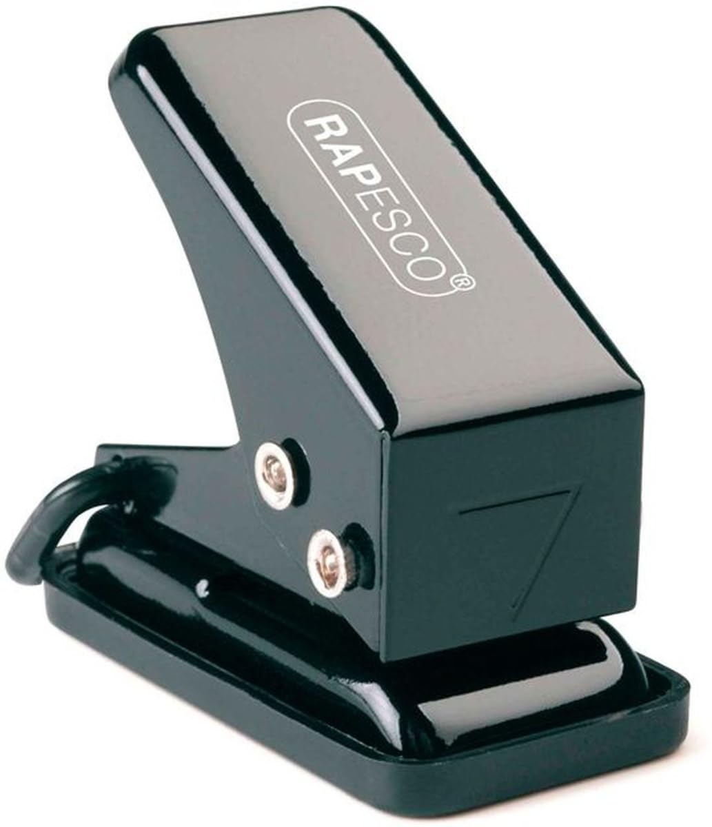 Rapesco PF15A001 Single Hole Paper Punch, 8 Sheet Capacity, Assorted Colours