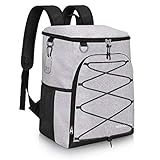 SEEHONOR Insulated Cooler Backpack Leakproof Soft Cooler Bag Lightweight Backpack Cooler for Lunch Picnic Fishing Hiking Camping Park Beach, 25 Cans