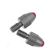 SUXING Ball Contact Points for Dial Indicators #4-48 Thread Shank (Ruby Ball)