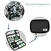 Universal Cable Organizer Bag for Travel and Houseware Storage, YUEMI Small Electronics Accessories Cases for Various USB Cables Earphone Charger Phone