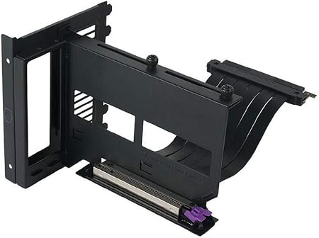 Amazon Com Cooler Master Universal Vertical Graphics Card Holder Kit Ver 2 With 165mm 6 5in Riser Cable For Full Tower Standard Atx Chassis With At Least 7 Available Pci Slots Computers Accessories