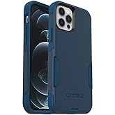 OtterBox iPhone 12 & iPhone 12 Pro Commuter Series Case - Bespoke Way (Blazer Blue/Stormy SEAS Blue), Slim & Tough, Pocket-Friendly, with Port Protection