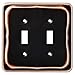 Franklin Brass Tenley Double Switch Wall Plate, Packaging may Vary