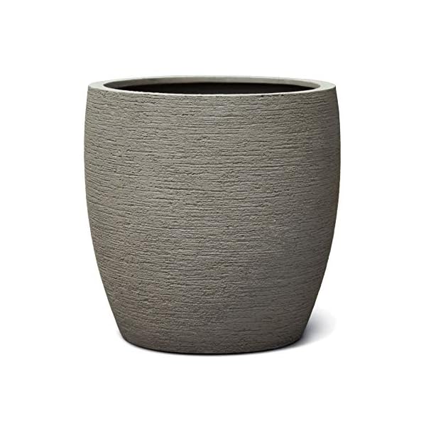 VAPLANTO® Pflanzkübel VASE 80 Macchiato Grau Rund XXL * 83 x 83 x 82 cm * 10 Jahre Garantie