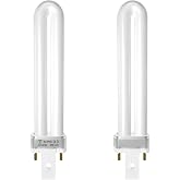 Dichroma 2 Pack 21050 9W Replacement Bulb for DynaTrap DT3009 DT3019 DT3039 | 9-Watt UV Light Bulb Replacement for BURLAN QH009A Flying Insect Trap and Dyna Trap Indoor Insect and Mosquito Trap
