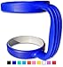 Grip-It YETI Tumbler Cup Handle for 30oz Rambler - Lightweight, Spill Proof Grip For RTIC(Older Version) Stainless Steel Tumblers, SIC & Travel Water Coffee Mugs or Flask (30oz, Blueberry Blue)