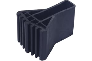 JADDUO Telescoping Ladder Horizontal Stair-Style Cap/Feet Pads/Cover/for Extension Ladder Crossbar/Support Bar/Extension Ladder Parts/Bumpers Replacement Kit（2Pcs）