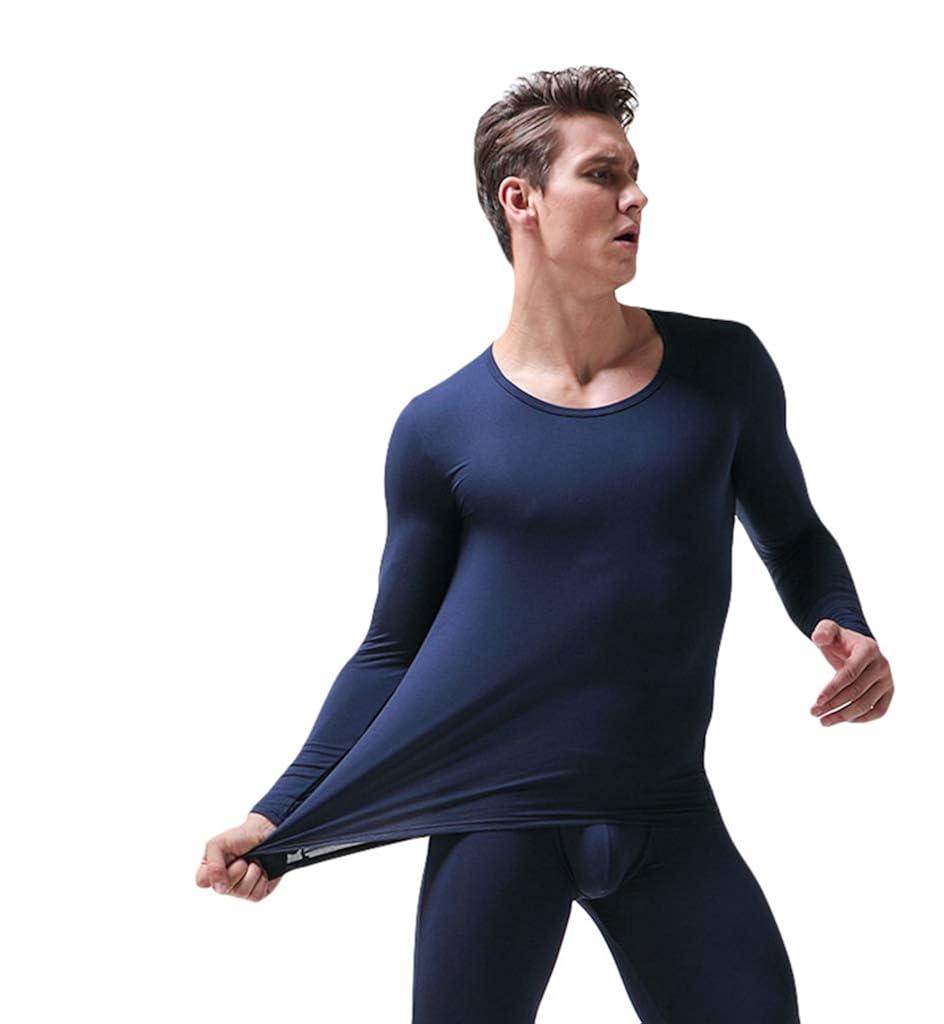 WanYangg Homme Ensemble de sousVêtements Thermiques Pantalon Sou