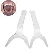 2Pcs Dental Clear Photography Cheek Lip Retractor Double Head Intraoral Mouth Opener