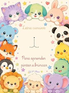 Livro Cursivo - Letra I para aprender, brincar e pintar: Livro de colorir (Letra cursiva 2)