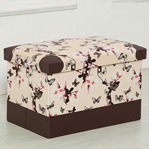 SBBD Chair-Stool Rectangular Storage Storage Sit-in Adult Shoes Storage Box Toy Organizer Collapsible Home Convenient