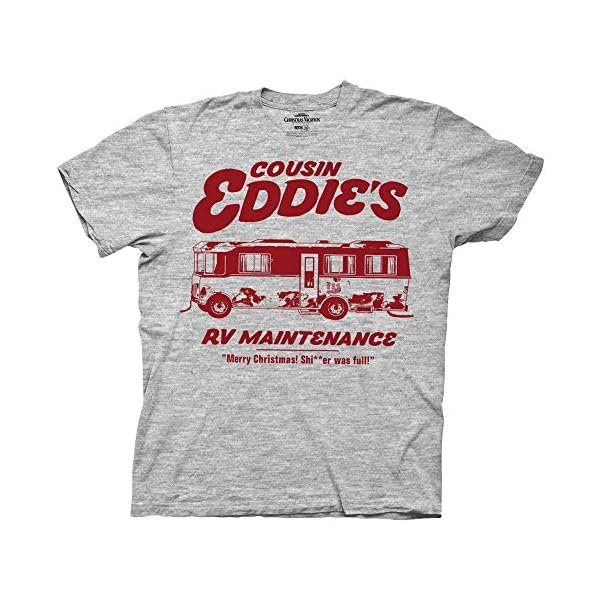 National Lampoon's Christmas Vacation Adult Holiday T-Shirt Cousin Eddies RV Maintenance Funny X-Mas Shirt