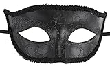 Coxeer Venetian Masquerade Mask Halloween Mardi Gras Mask Masquerade Ball for Women and Men