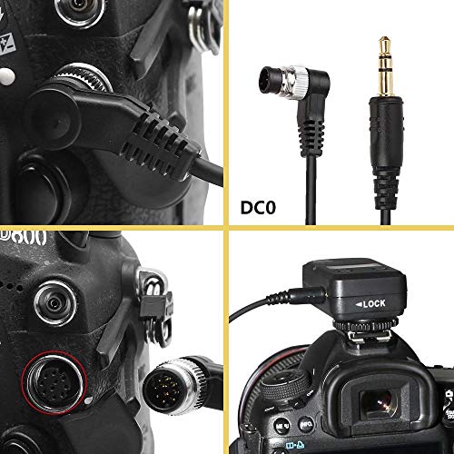 Pixel TW283 DC0 Wireless Remote Shutter Release Cable Wired Timer