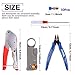 Swpeet 14Pcs Cable Crimper Wire Strippers Tool Kit, Cable Stripper and Cable Crimper with 10Pcs Compression Connectors for Wire Strippers Connector Coaxial RG59 RG6F BNC RCA Crimper Cable Strippers