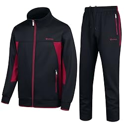 PUMPITU Men's Casual Athletic Tracksuit Long Sleeve