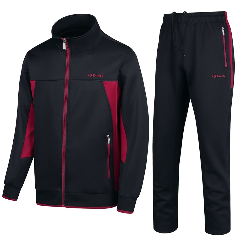 PUMPITU Men's Casual Athletic Tracksuit Long Sleeve