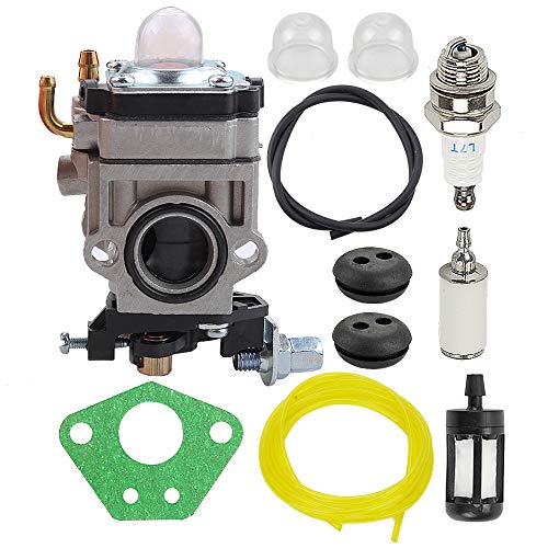 Powtol Mckin 300486 Carburetor fits Earthquake 43CC 51.7CC E43 E43CE E43WC Auger MC43 MC43E MC43CE MC43ECE MC43RCE Tiller MD43 WE43 WE43E WE43CE Edger