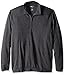 Haggar Men's Big-Tall Twill Knit Quarter Zip Sweater