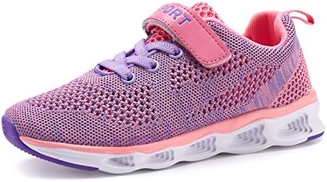 KARIDO Kids Lightweight Breathable Running Shoes Boys Gilrs Fashion Sneakers Casual Sports Walking Shoes