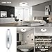 LEDGLE 25W LED Ceiling Lights, 13.6in, 220W Incandescent Bulbs Equivalent, 1800lm, Lighting for Bathroom, Kitchen, Hallway, Flush Mount Ceiling Light, 6000K Daylight White