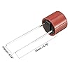 Uxcell 10Pcs DIP Mounted Miniature Square Slow Blow Micro Fuse For Electronic Pcb T8a 8a 250v Red