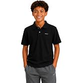 DKNY Boys Performance Golf Polo Shirt Moisture Wicking Short Sleeve Shirt | Breathable Quick Dry, Moisture wicking, Classic Collared Fit, Ideal for School Uniforms, Sports, Dress Up and Everyday Wear