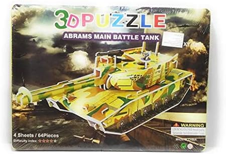 3D Puzzle Battle Tank