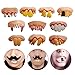 Odowalker 10 Pcs Prank Fake Teeth Vampire Teeth Halloween Gnarly Teeth Ugly Denture Funny Teeth Halloween Decoration Props Easter Costume Party Funny Gag Gift (10 Styles)