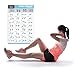 Motvia Home Gym Fitness Workout Exercise Poster, No Equipment Necessary