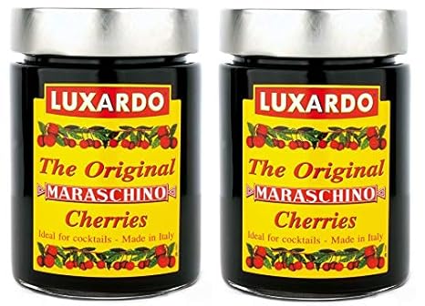 Amazon Com Luxardo Gourmet Maraschino Cherries 400g Jar 2 Pack Canned And Jarred Cherries Grocery Gourmet Food