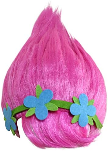 NetSun Products TM Poppy Wigs for Adult/Children in pink for all ages halloween event dress up cosplay wig