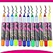 Hair Chalk, Temporary Hair Color, Hair Chalk for Kids, 12 Colorful Hair Chalk Pens, Metallic Glitter Temporary hair chalk set, Washable Hair Color Safe For Kids And Teen Halloween Christmas party