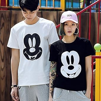 Amazon ペアルック カップル ペアルック Tシャツ 半袖 Tシャツ