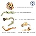 Dog Rope Toys for Large & Extra Large Dogs, 5 Heavy Duty Chew Toys for Aggressive Chewers, Ideal for Teething & Interactive Play, 6 Pack Including Sling Sack Bag, Multicolor