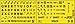 Five 5 English US Large Print Lettering Black,Yellow, White, Gray BACKGROUNS Keyboard Stickers 5 Colors