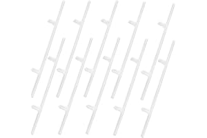 DUCKCOWSC 10 Pcs Shutter Repair Slider Connector, Blinds Connector for Polysatin, Hunter Douglas Vinyl, Summerwind and Eclipse Shutters with Slotted Tilt Bar (2 Connect 3.25" Center spacing)