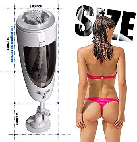 TTANO Male Automatic Piston Cup Sucking 360° Rotating Electronic Massage Cup Male's Toy