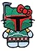 Velcro Hello Boba Fett Kitty Star Wars Empire Morale Patch by Titan One