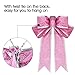 WILLBOND 12 Piece Glitter Christmas Bows - 9.84 x 7.87 Inches Large Bows for Christmas Party Decoration
