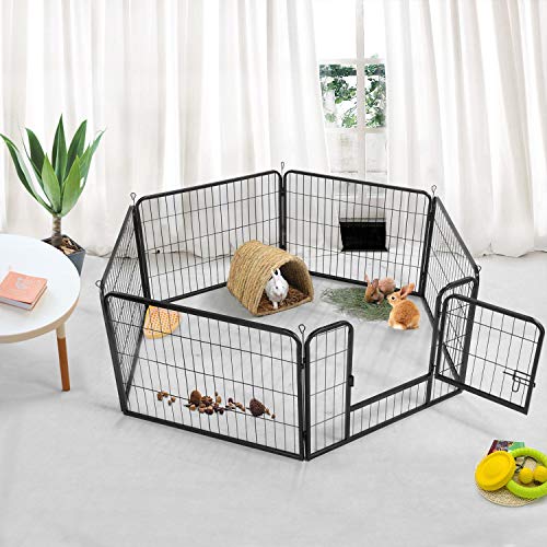 Yaheetech Puppybox 6 elementen buitenren honden puppyrooster 80 x 60 cm binnen/buiten - Afbeelding 3