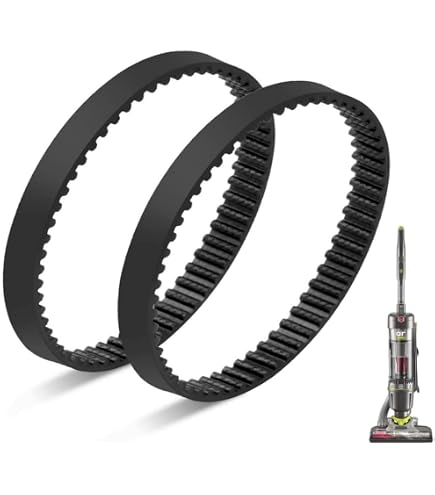 Lot De 4 Courroies Dentées Pour Aspirateur Hoover UH74200 Et Séries - 225 X 16 Mm, En Caoutchouc - 7