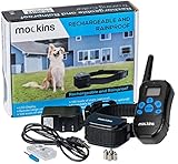 Mockins 100% Rainproof and Rechargeable Electronic Remote Training Dog Collar | Shock Collar for Dogs with 990 ft Range E Collar, Beep and Vibration Easy to Use for Big, Medium and Small Dogs