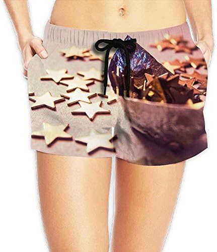 COOLSHAOPANTS Fresh Star Customized Men's Walking Summer Hawaii Short Beach Pants Swim Trunks Drawstring Board Shorts Swimwear with Pockets