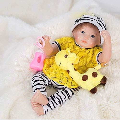 抱き人形 18インチ 46 Cmリアルな女の子の赤ちゃん人形 生まれ変わった赤ちゃん人形ソフト