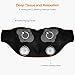 Shiatsu Massager for Neck & Back Massager: Neck Massager with 3 Vibration + 3 Rotation Modes for Massage - Deep Tissue Body Massager - Shoulder Massager for Massage Pillow - Electric Handheld Massager